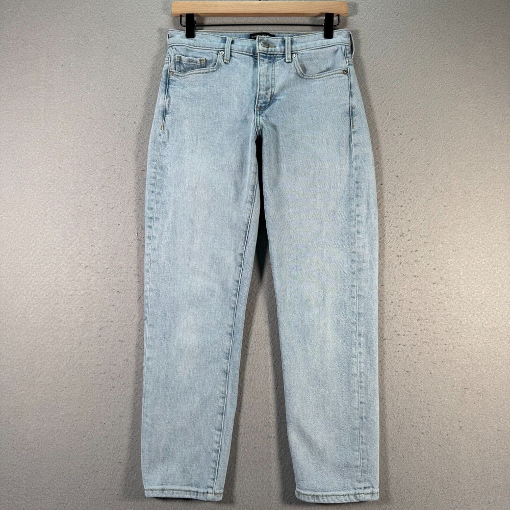 Banana Republic Premium Jeans Womens 25‎ Mid Rise Straight Leg Blue Light Wash